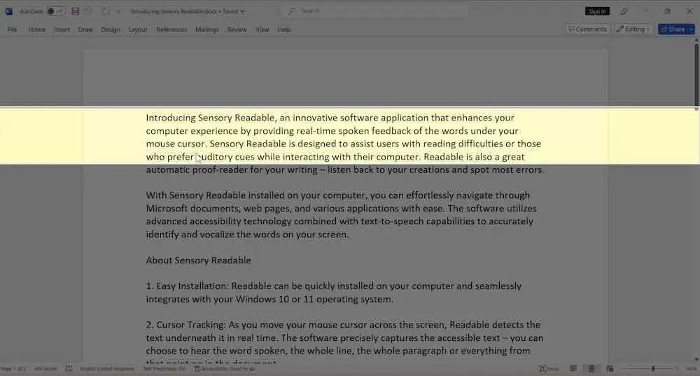 Sensory Readable Education Site Licenses – School, College, University (perpetual) | The Dyslexia...
