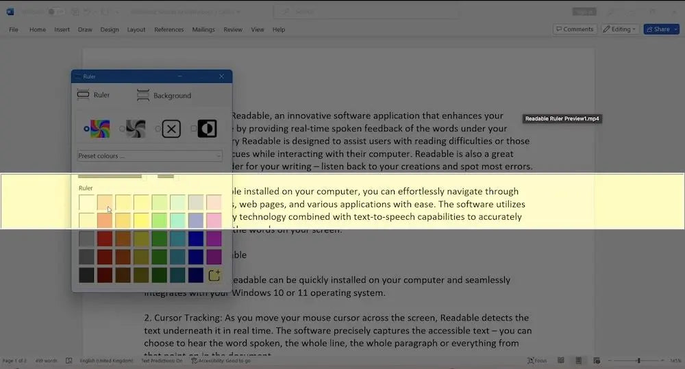 Sensory Readable Suite for Windows – Workplace Single User License | The Dyslexia Shop