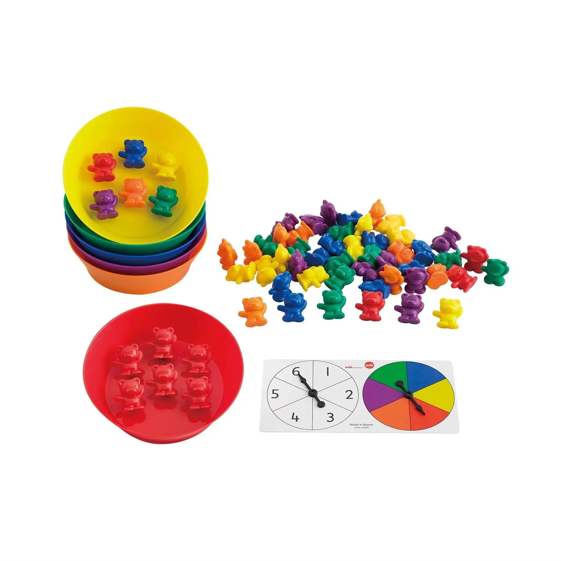 Sorting Bears with Matching Bowls | The Dyslexia Shop