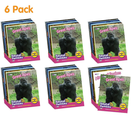 Sound Families Long Vowels Non-Fiction Phase 5.5 - 6 pack | The Dyslexia Shop