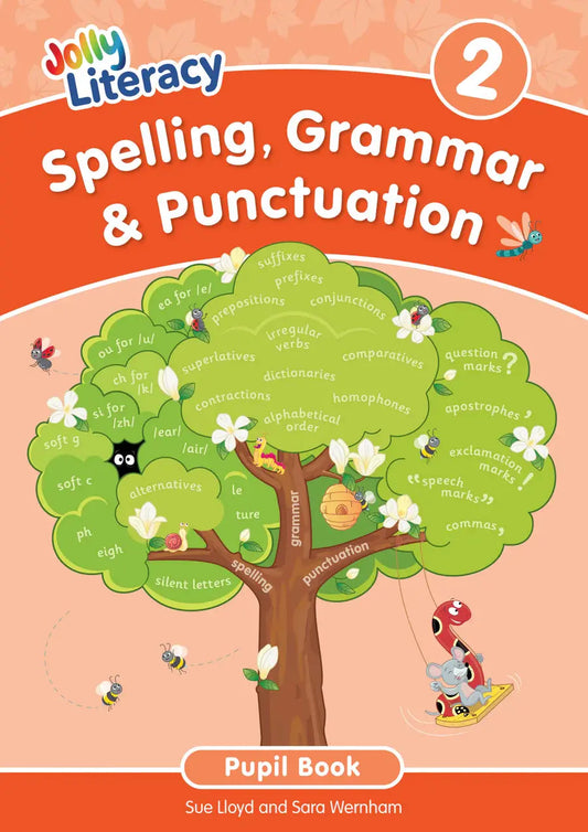 Spelling, Grammar & Punctuation Pupil Book 2 (Precursive Letters) | The Dyslexia Shop