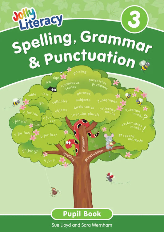 Spelling, Grammar & Punctuation Pupil Book 3 (Precursive Letters) | The Dyslexia Shop