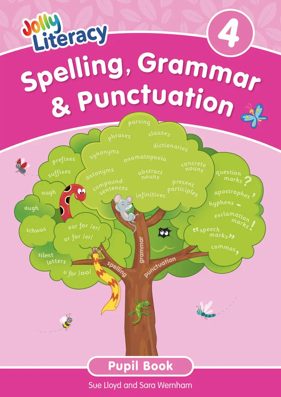 Spelling, Grammar & Punctuation Pupil Book 4 (Precursive Letters) | The Dyslexia Shop