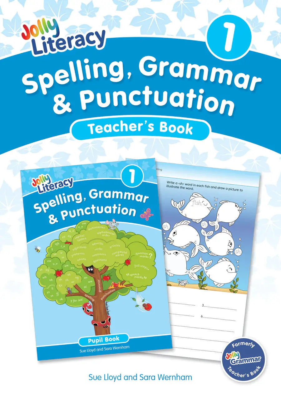 Spelling, Grammar & Punctuation Teacher's Book 1 (Precursive Letters) | The Dyslexia Shop