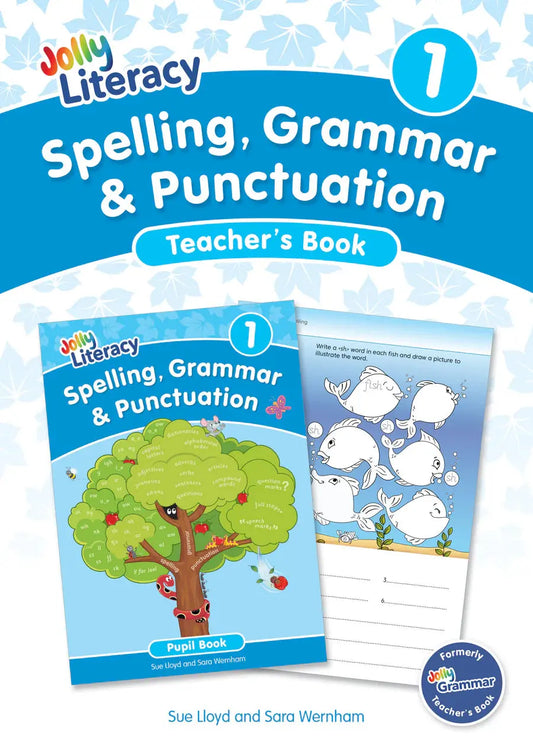 Spelling, Grammar & Punctuation Teacher's Book 1 (Precursive Letters) | The Dyslexia Shop