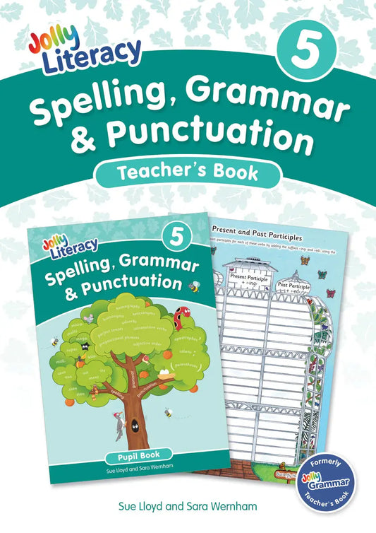 Spelling, Grammar & Punctuation Teacher's Book 5 (Precursive Letters) | The Dyslexia Shop