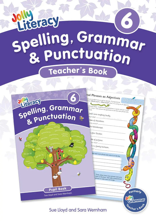 Spelling, Grammar & Punctuation Teacher's Book 6 (Precursive Letters) | The Dyslexia Shop