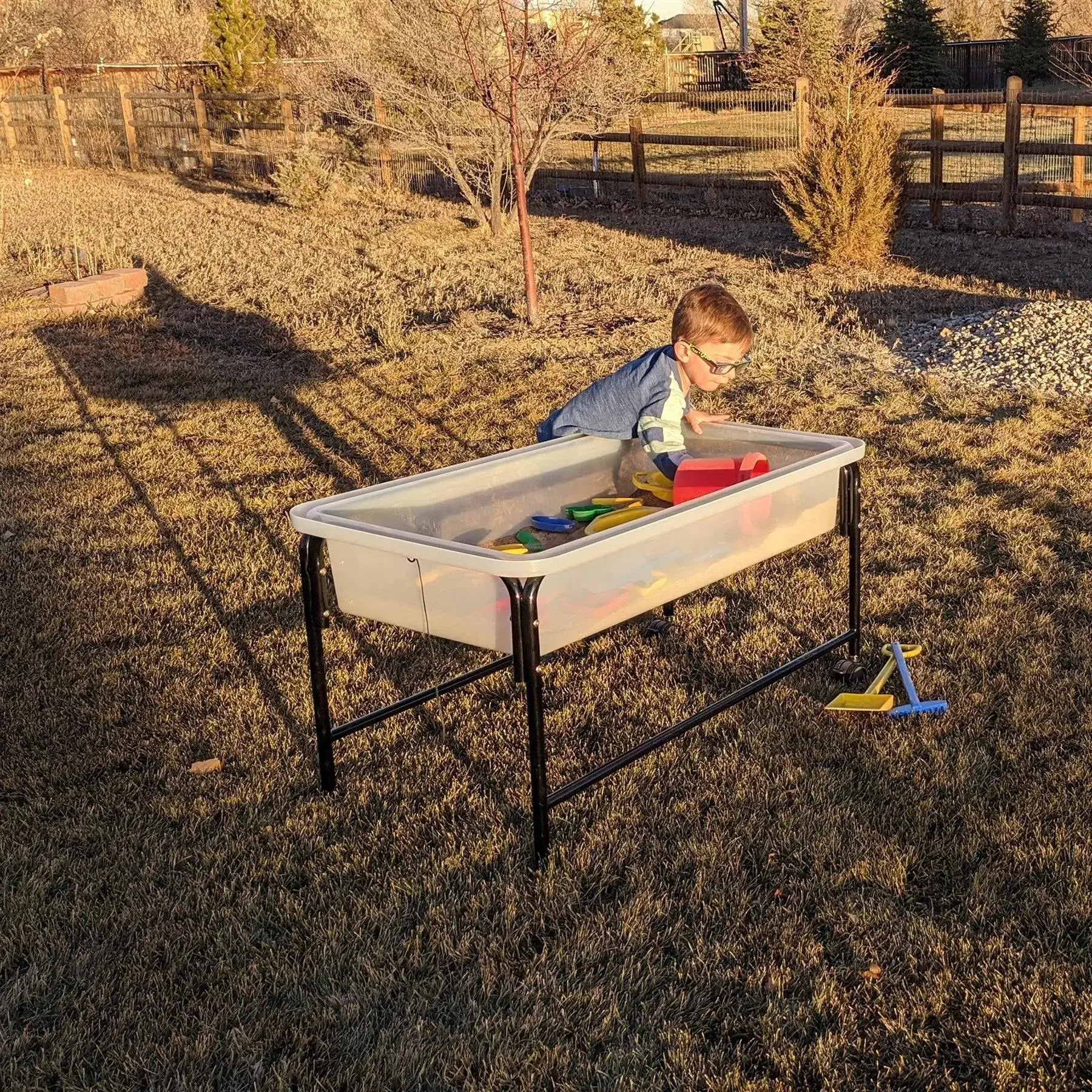 Standard Sand and Water Tray and Stand - 40CM (EDX66027) | The Dyslexia Shop