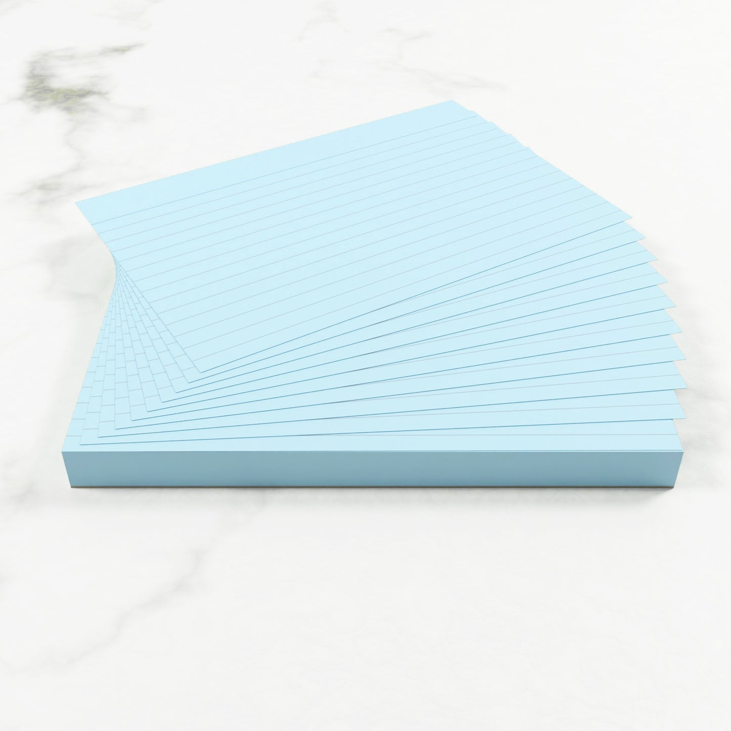 Silvine Tinted Revision Cards 6 x 4" (Lined, 50 Cards)