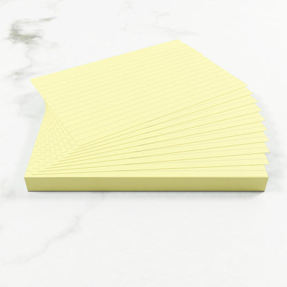 Silvine Tinted Revision Cards 6 x 4" (Lined, 50 Cards)