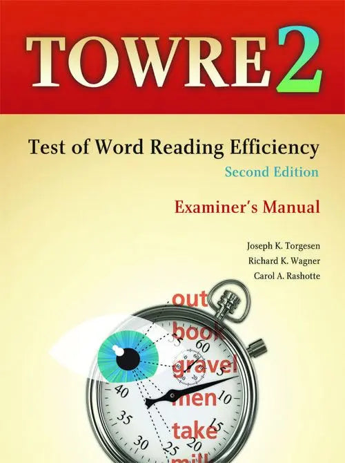 TOWRE 2 Form B Examiner Record Booklets | The Dyslexia Shop