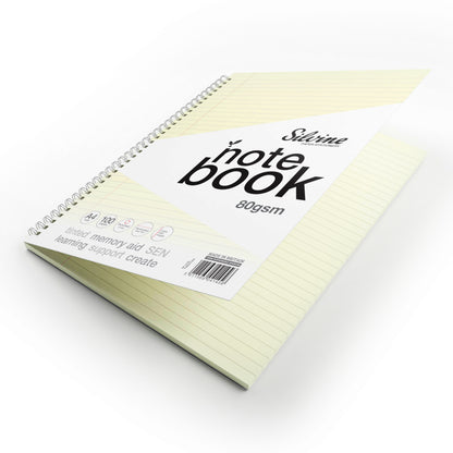 Silvine A4 Titned Paper Dyslexia Notebook – 100 Wirebound Pages