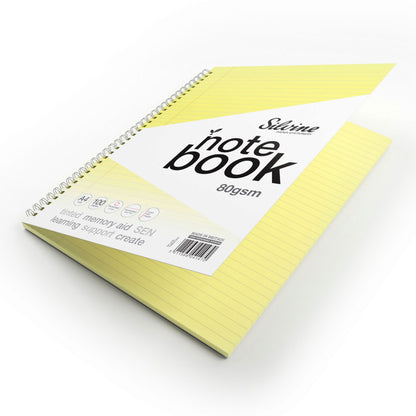 Silvine A4 Titned Paper Dyslexia Notebook – 100 Wirebound Pages