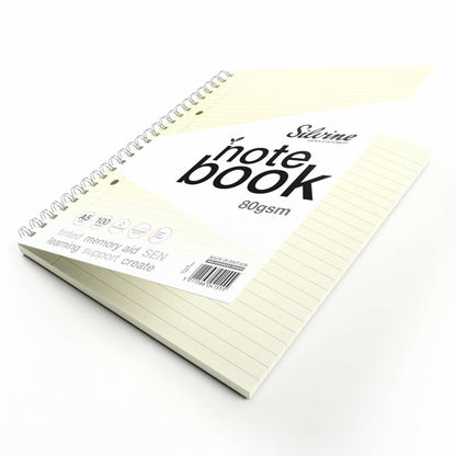 Silvine A5 Titned Paper Dyslexia Notebook – 100 Wirebound Pages