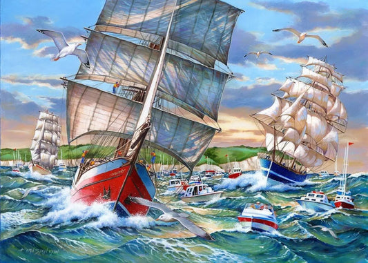 Tall Ships 1000 Piece Puzzle | The Dyslexia Shop