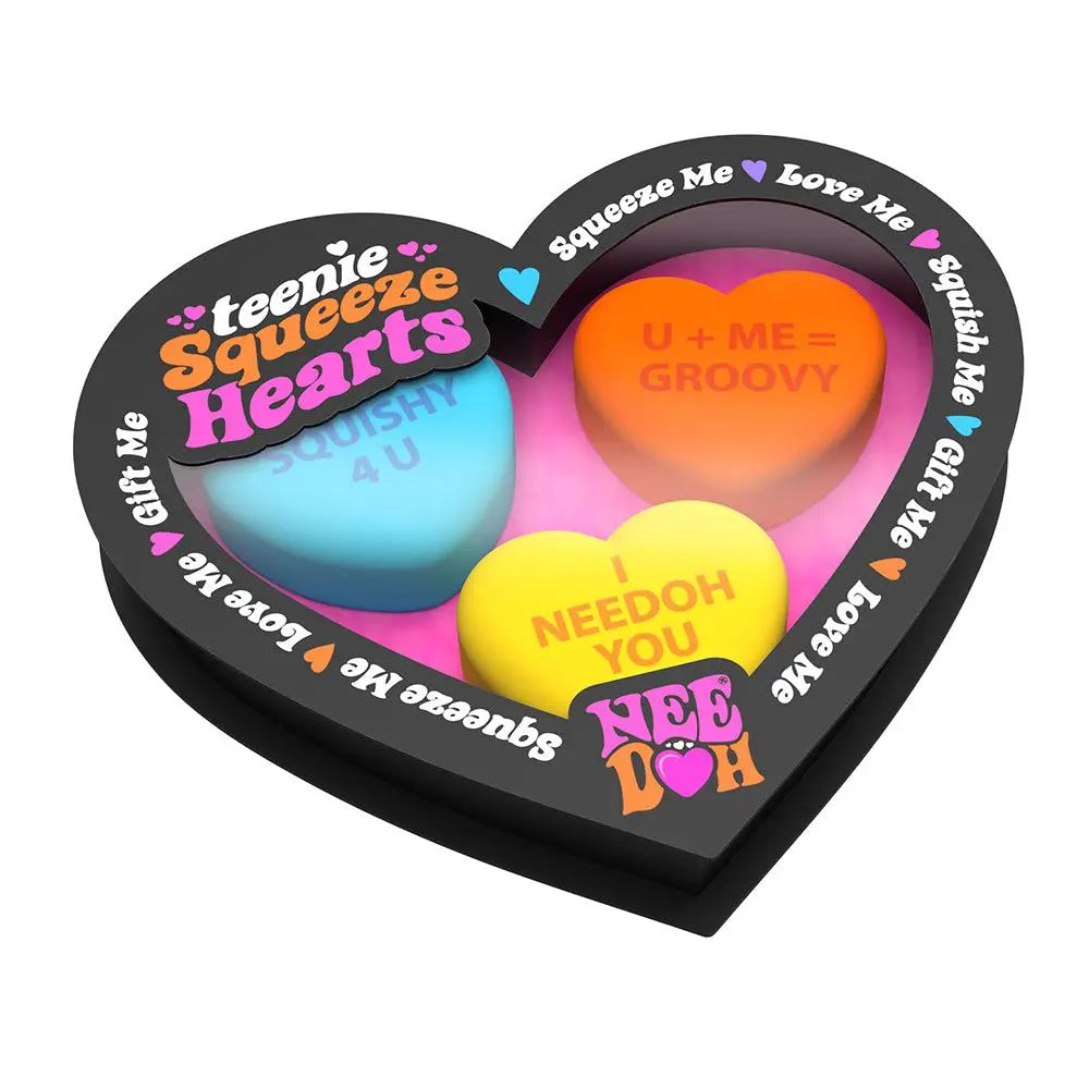 Teenie NeeDoh Squeeze Hearts (Pack of 3) | The Dyslexia Shop