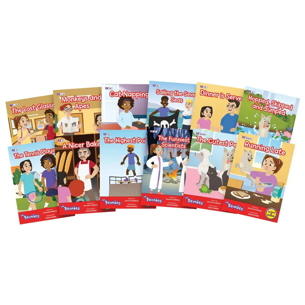 The Beanies Hi-Lo Diversity Decodables Phase 6 Set 2 - 6 Pack | The Dyslexia Shop
