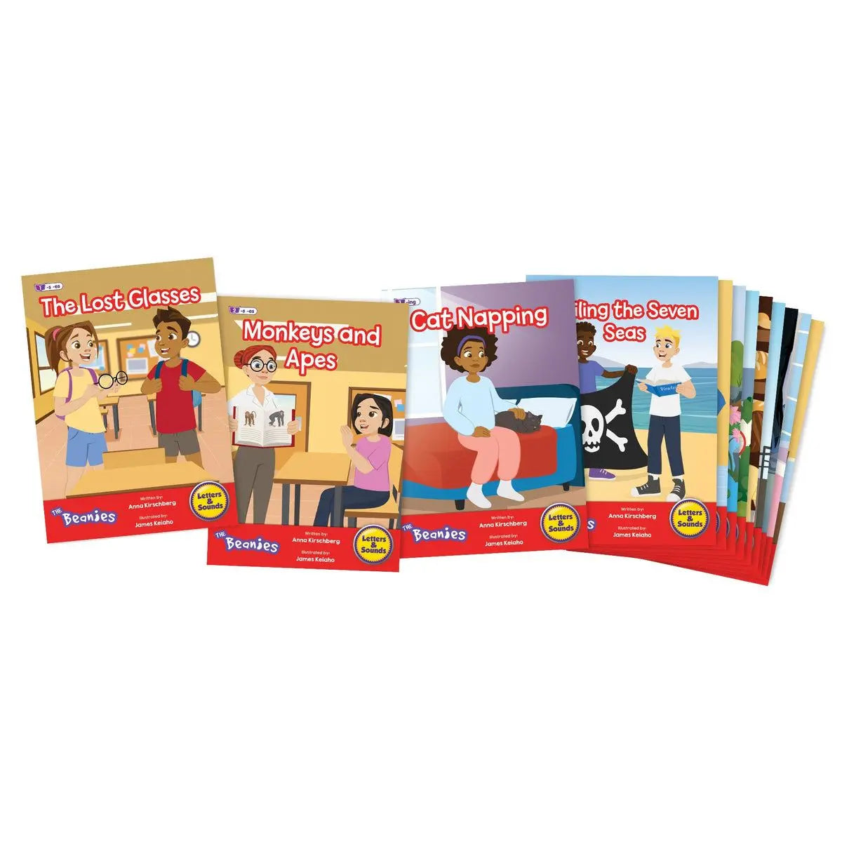 The Beanies Hi-Lo Diversity Decodables Phase 6 Set 2 - 6 Pack | The Dyslexia Shop