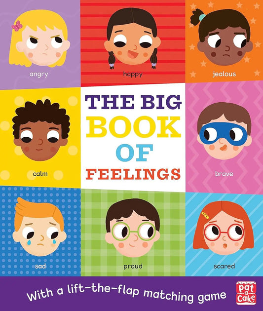 The Big Book of Feelings : A board book with a lift-the-flap matching game | The Dyslexia Shop