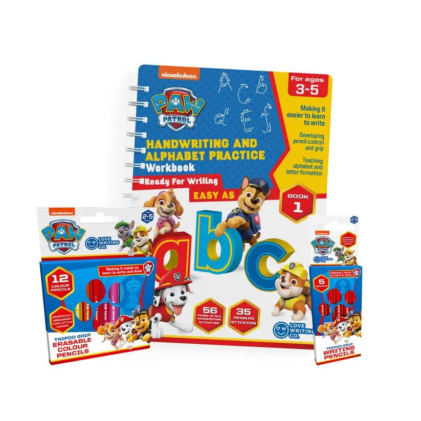 The Ultimate PAW PATROL Learn To Write The Alphabet Bundle Ages 3-5 | The Dyslexia Shop