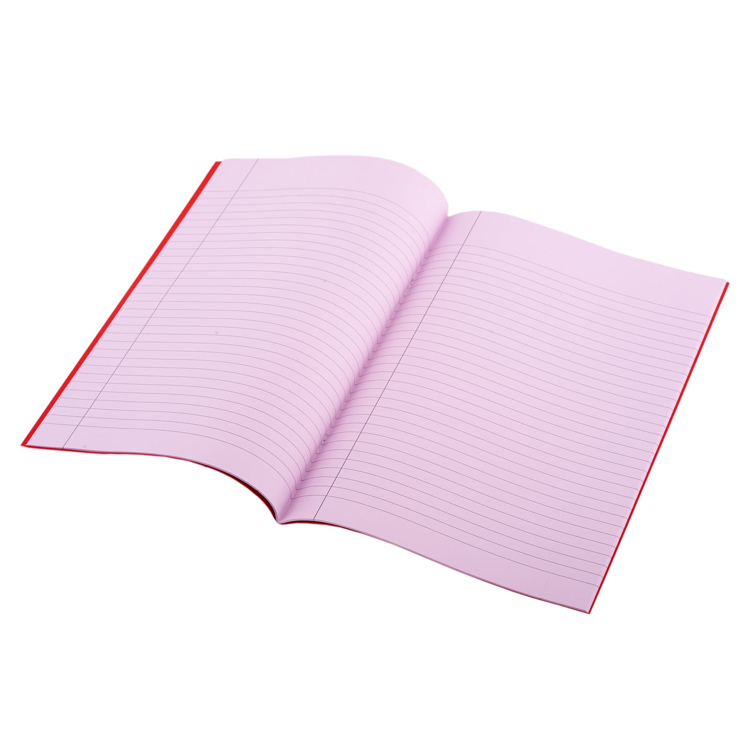 A4 - 8mm Lined Tinted Exercise Book (Red Cover)