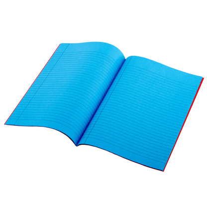 A4 - 8mm Lined Tinted Exercise Book (Red Cover)