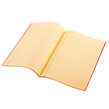 A4 - 8mm Lined Tinted Exercise Book (Red Cover)