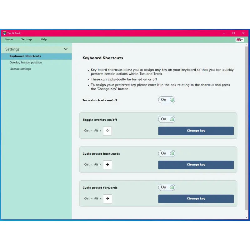Tint and Track - Virtual Overlay (V2) - Standard | The Dyslexia Shop