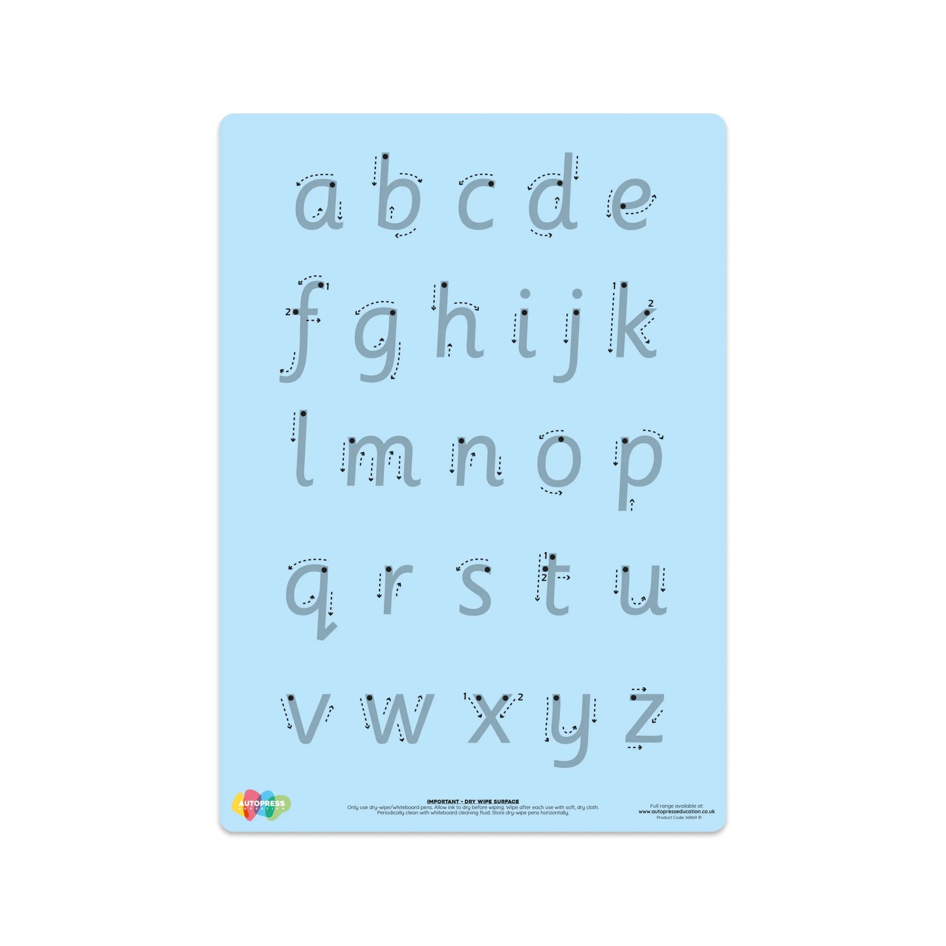 Tinted Letter Formation Mat – Support Visual Learning & Handwriting Skills | The Dyslexia Shop