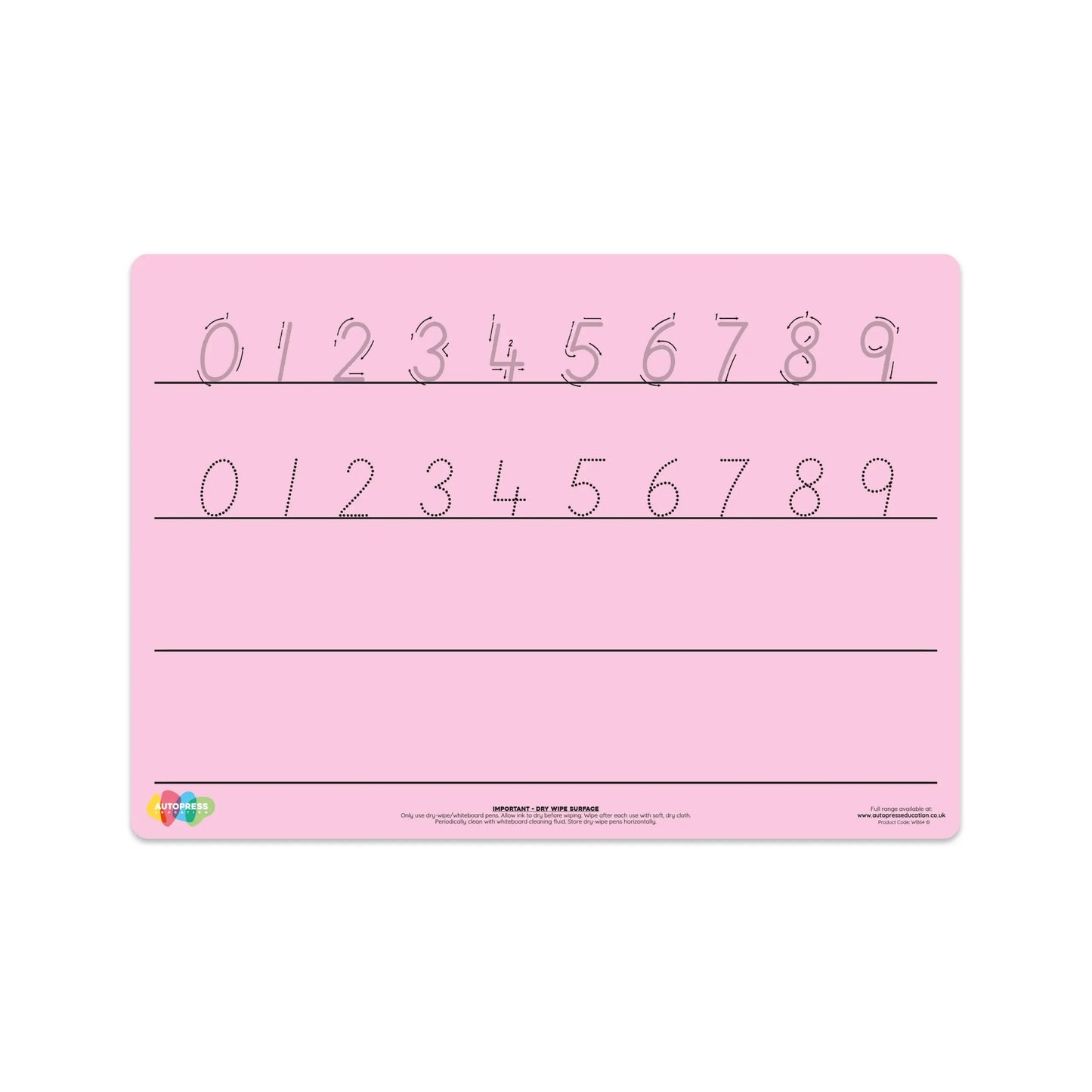 Tinted Number Formation Mat – Enhance Numeracy Skills with Visual Support | The Dyslexia Shop