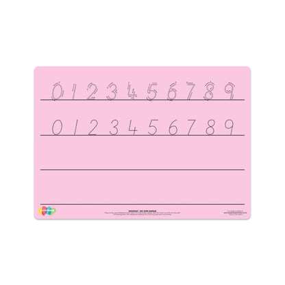Tinted Number Formation Mat – Enhance Numeracy Skills with Visual Support | The Dyslexia Shop