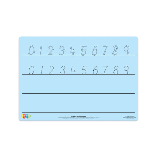Tinted Number Formation Mat – Enhance Numeracy Skills with Visual Support | The Dyslexia Shop