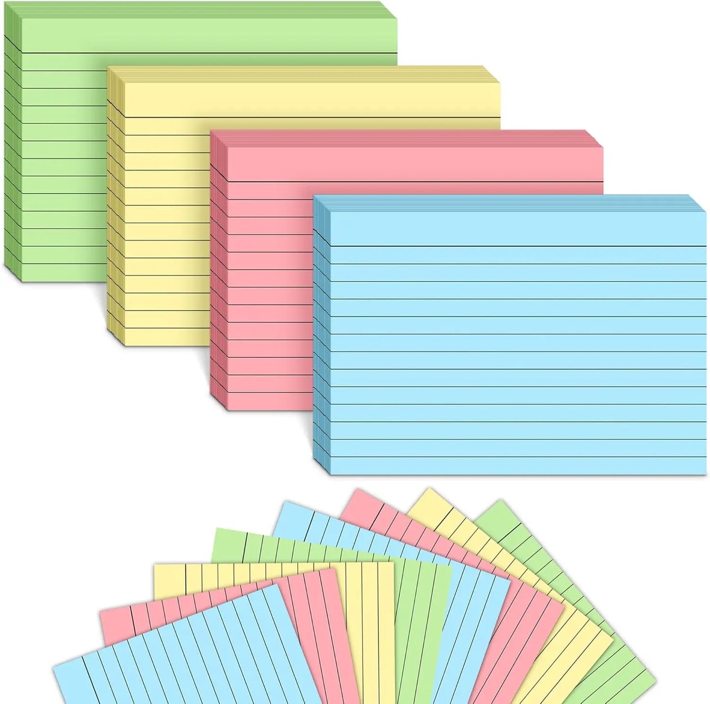 Tinted Revision Cards (100MMx145MM) 10PCS | The Dyslexia Shop