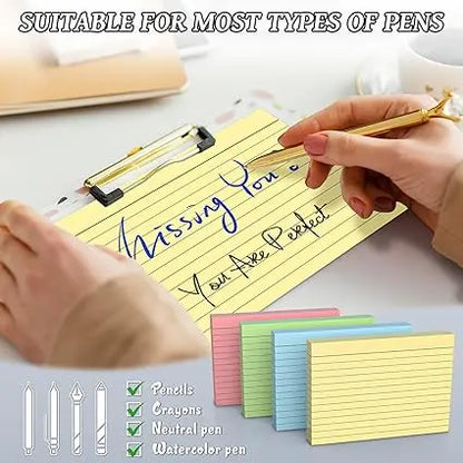Tinted Revision Cards (100MMx145MM) 10PCS | The Dyslexia Shop