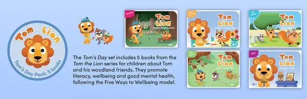 Tom the Lion: Tom's Day - The Full Series Set | The Dyslexia Shop