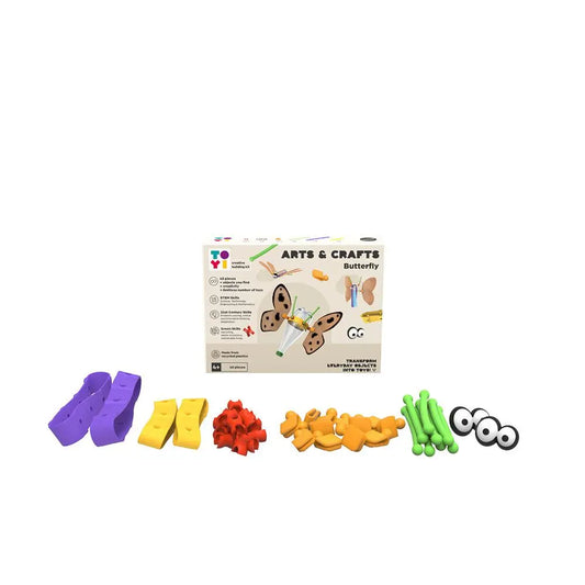 Toyi Arts and Crafts Butterfly Building Kit | The Dyslexia Shop