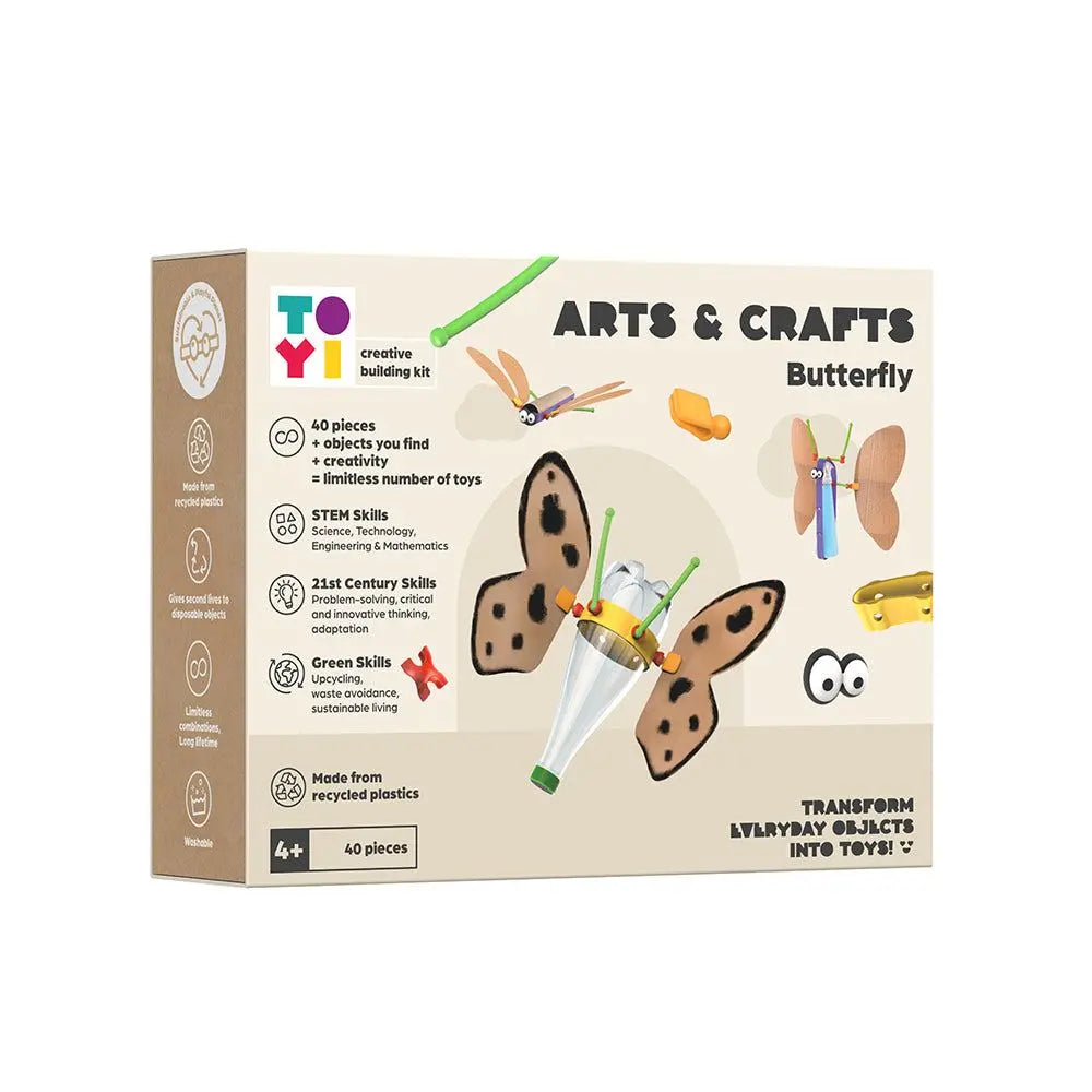 Toyi Arts and Crafts Butterfly Building Kit | The Dyslexia Shop