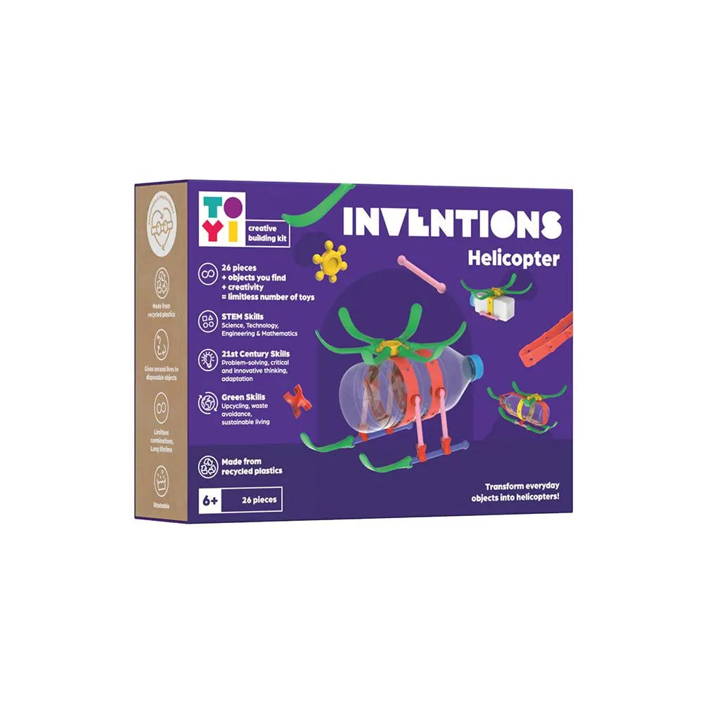 Toyi Inventions Helicopter Building Kit | The Dyslexia Shop