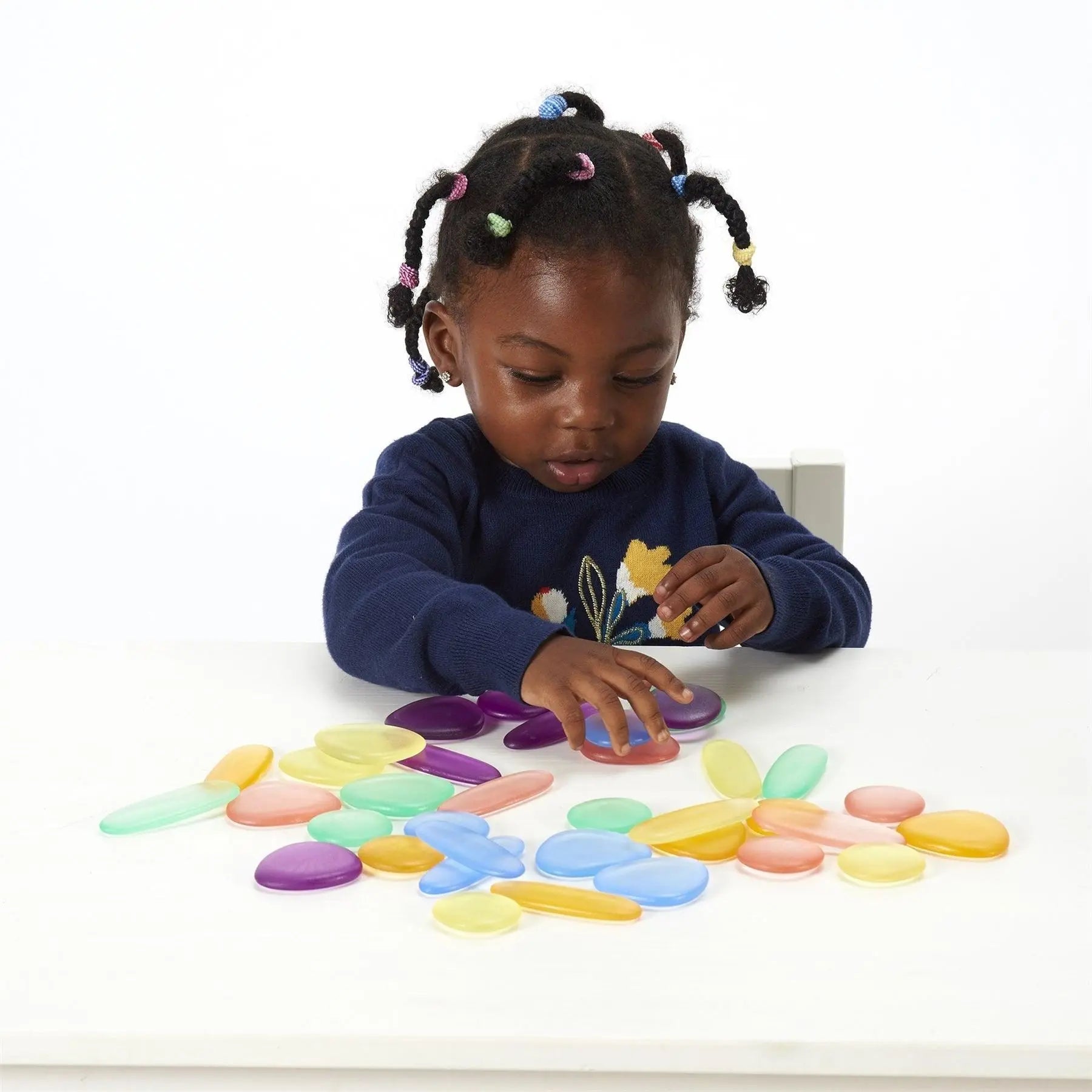 Translucent Junior Rainbow Pebbles | The Dyslexia Shop