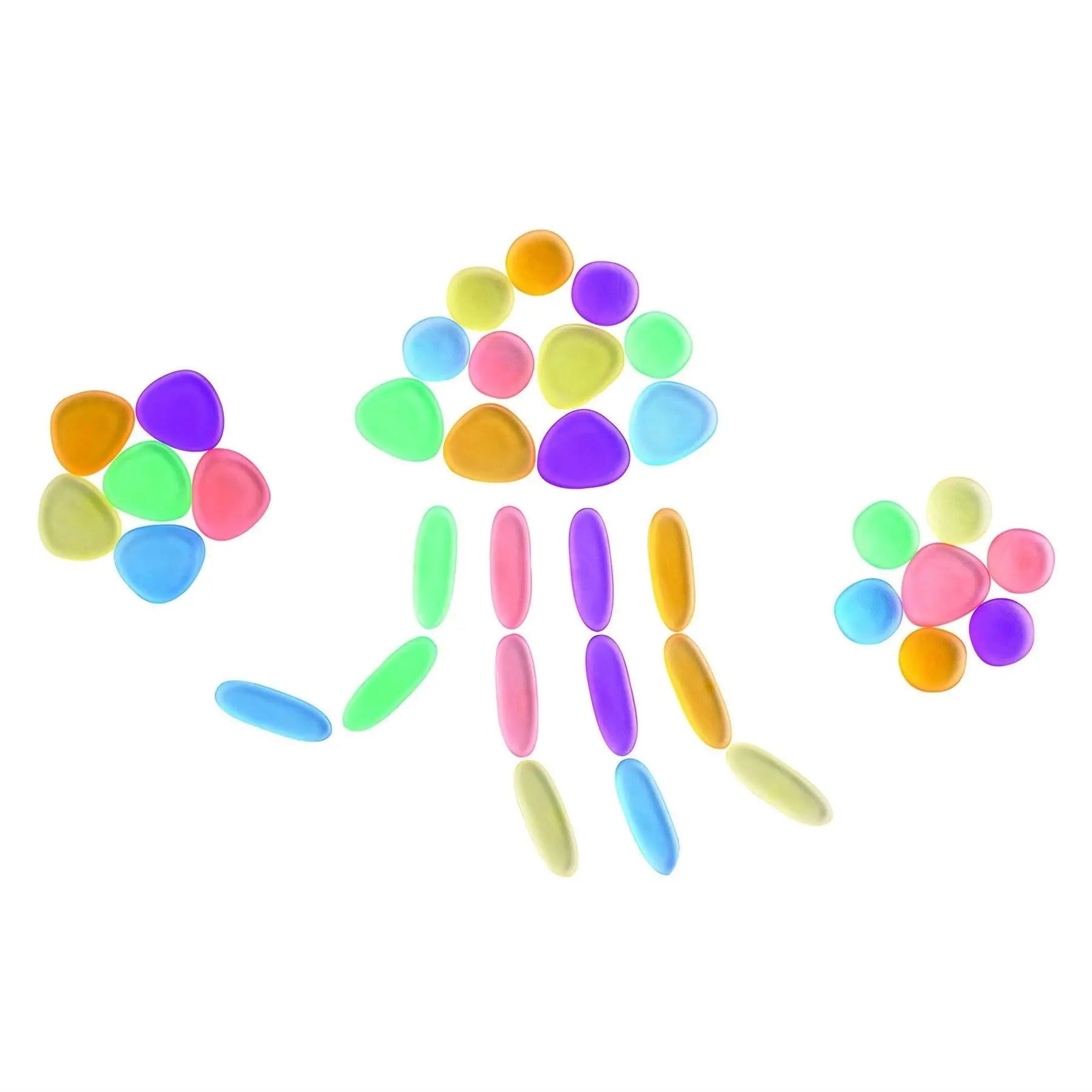 Translucent Junior Rainbow Pebbles | The Dyslexia Shop