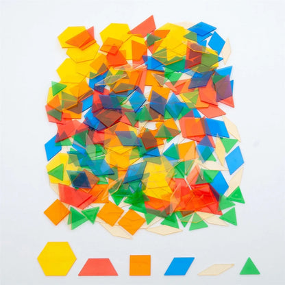 TranslucentT Pattern Blocks | The Dyslexia Shop