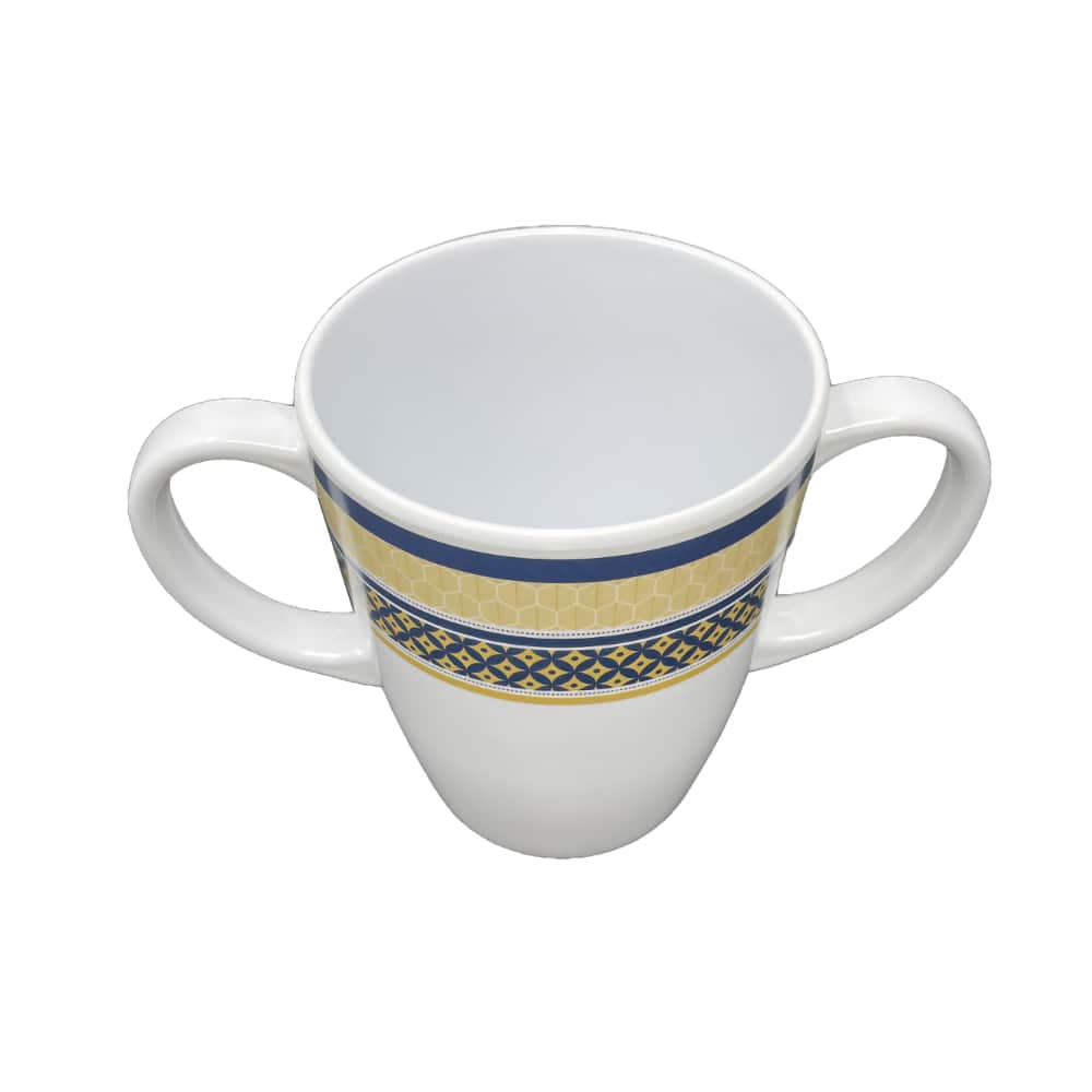 Two-Handled Mug – Lightweight Melamine Mug for Reduced Grip