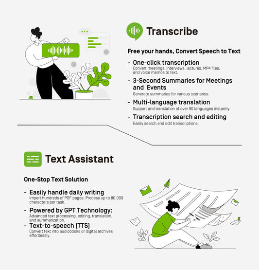 IPEVO Vurbo.ai Pro AI transcription software - image 1