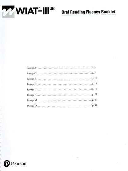 WIAT-III UK-Wechsler Individual Achievement Test - Third UK Edition