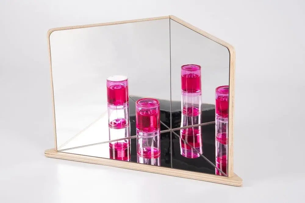 Wooden 4 way mirror | The Dyslexia Shop