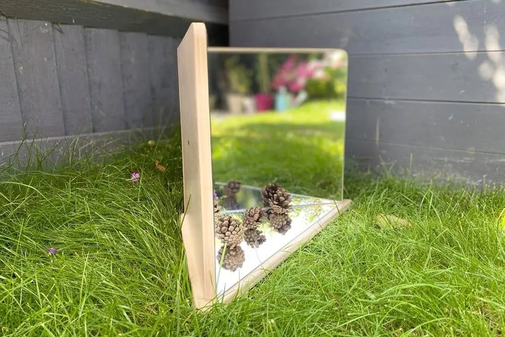 Wooden 4 way mirror | The Dyslexia Shop