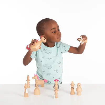 Wooden Enchanted Figures - Pk10 | The Dyslexia Shop