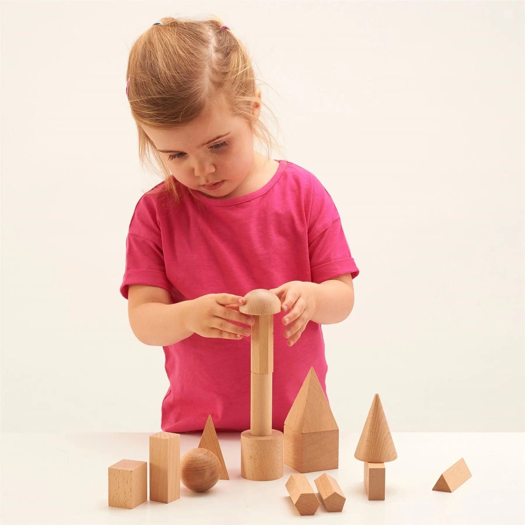 Wooden Geometric Solids | The Dyslexia Shop