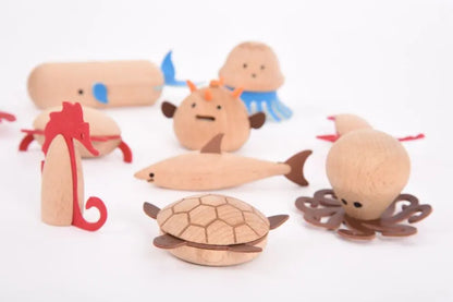 Wooden Sea Creatures | The Dyslexia Shop