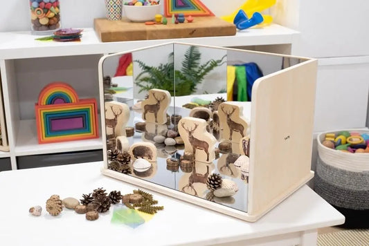 Wooden exploratory mirror | The Dyslexia Shop